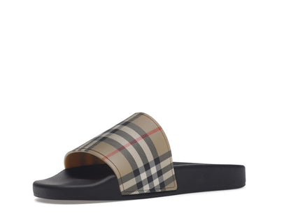 Burberry Vintage Check Slides Archive Beige