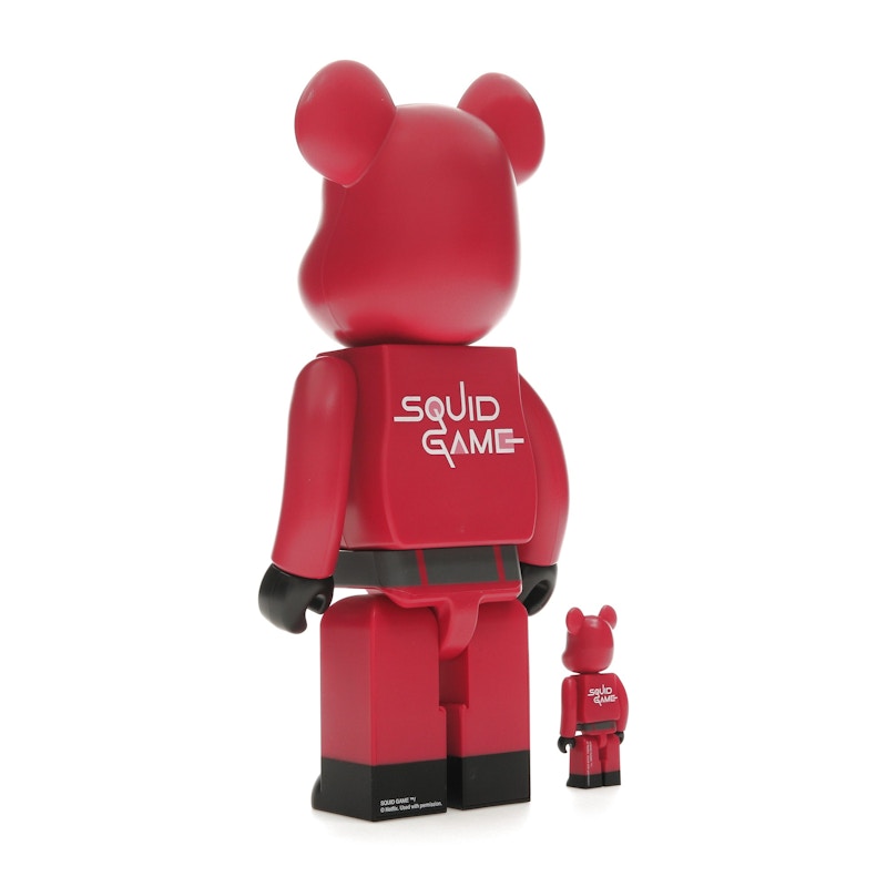 Bearbrick x Squid Game Guard (Square) 100% & 400% Set