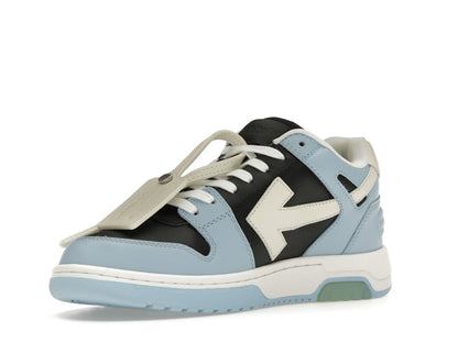 OFF-WHITE Out Of Office OOO Low Tops Light Blue Black