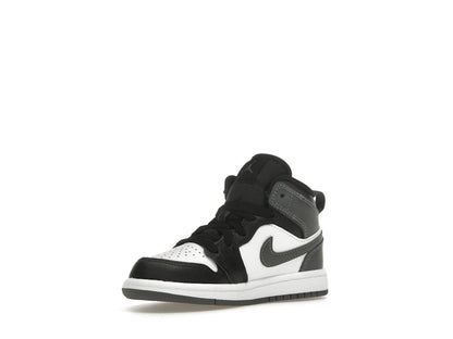 Jordan 1 Mid Black White Iron Grey (PS)