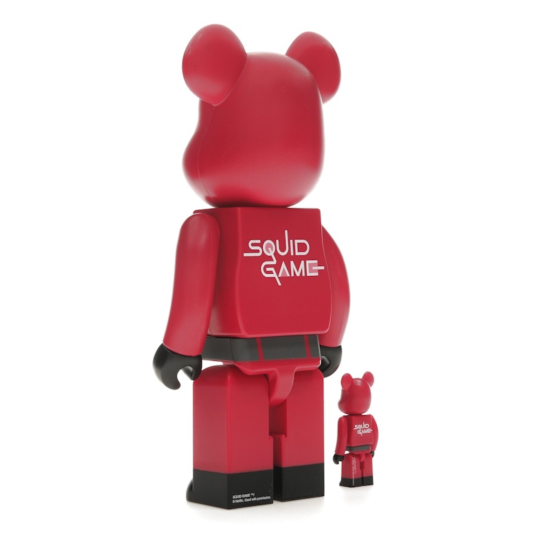 Bearbrick x Squid Game Guard (Triangle) 100% & 400% Set