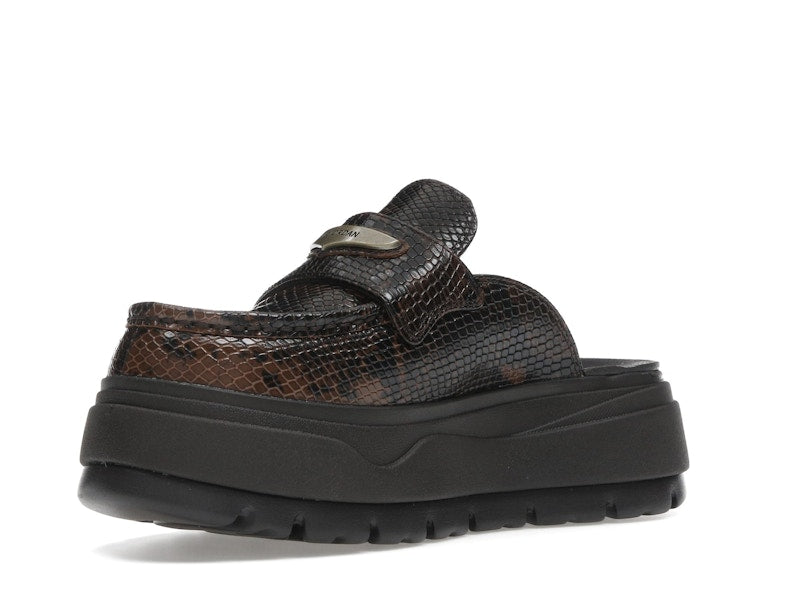 Jordan Mule Croc Velvet Brown (Women's)