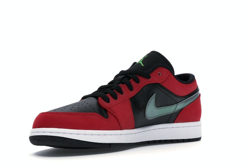 Jordan 1 Low Black Green Pulse Gym Red