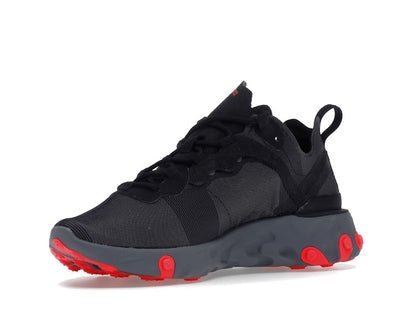 Nike React Element 55 Black Solar Red (Women's)