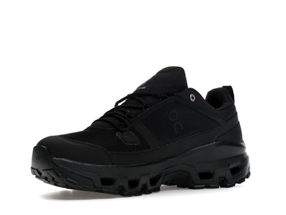 On Running Cloudrock Low Waterproof All Black