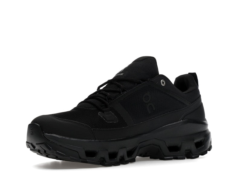 On Running Cloudrock Low Waterproof All Black