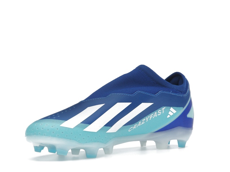 adidas Crazyfast.3 Laceless FG Bright Royal Cloud White Solar Red