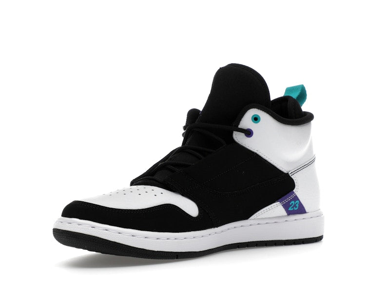 Jordan Fadeaway Black White Grape