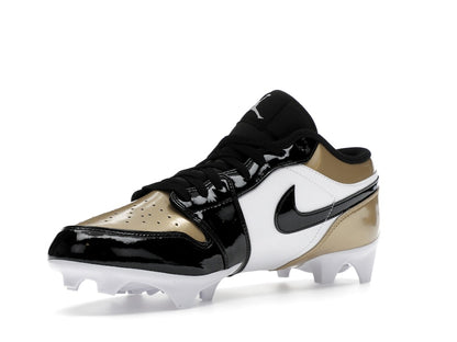 Jordan 1 Low TD Cleat Patent Gold Toe
