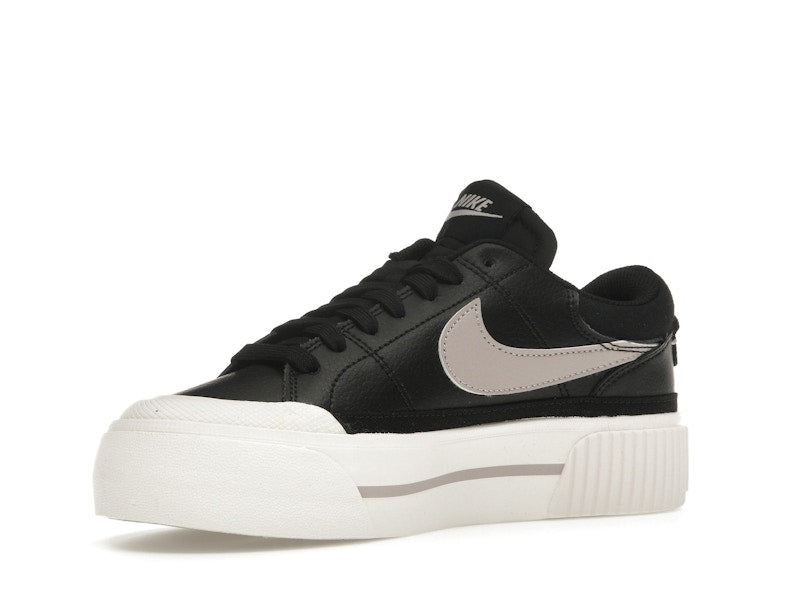 Nike Court Legacy Lift Black Sail Platinum Violet (Women's)