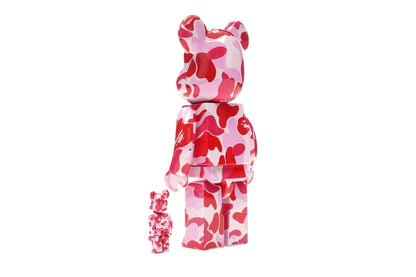 Bearbrick A Bathing Ape ABC Camo 100% & 400% Set Pink