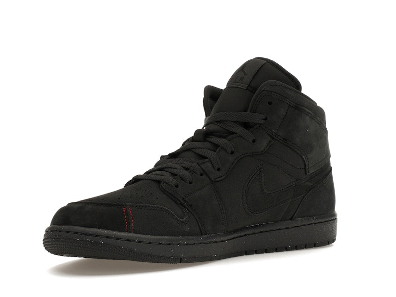 Jordan 1 Mid SE Craft Dark Smoke Red
