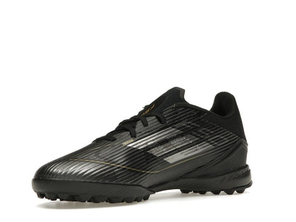 adidas F50 League Turf Core Black Iron Metallic Gold Metallic