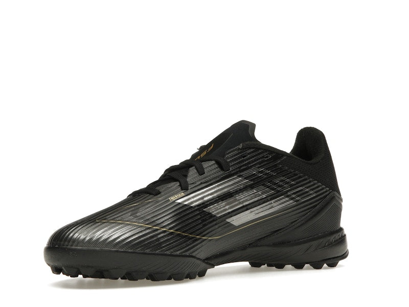 adidas F50 League Turf Core Black Iron Metallic Gold Metallic