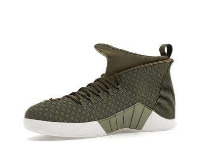 Jordan 15 Retro PSNY Woven Olive