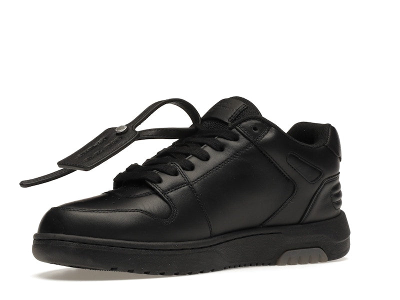 OFF-WHITE OOO Low Tops "For Walking" Black White
