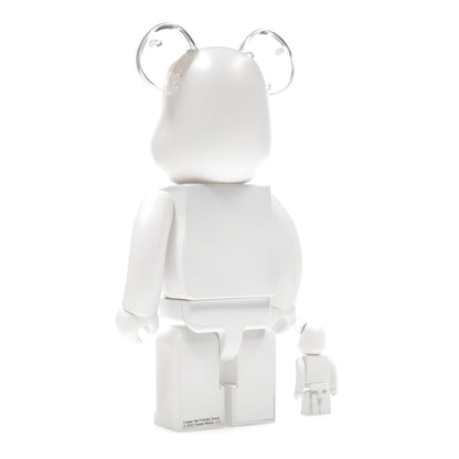 Bearbrick Casper the Friendly Ghost 100% & 400% Set White