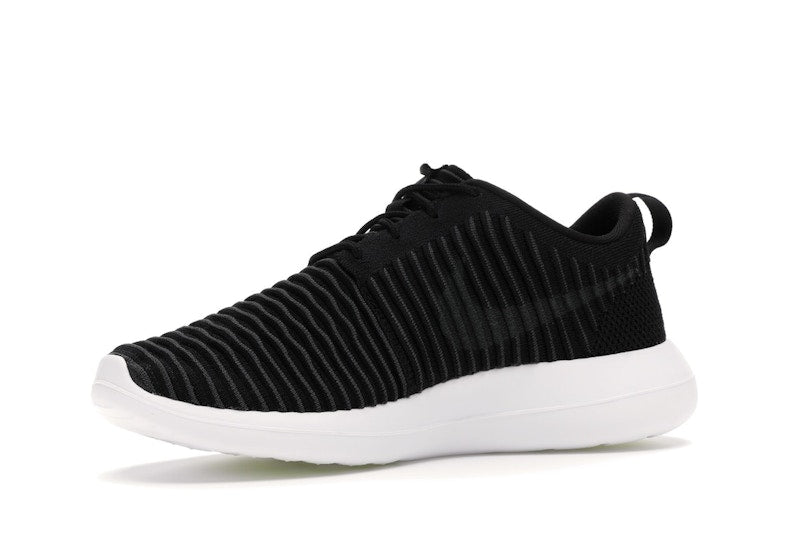 Nike Roshe Two Flyknit Black/Dark Grey-White-Volt