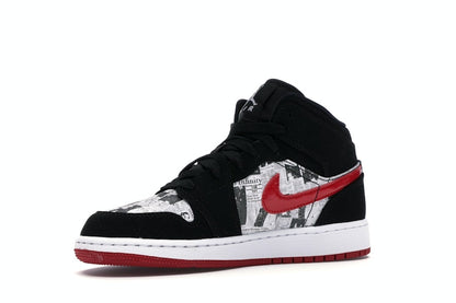 Jordan 1 Mid Newspaper Air Times (GS)