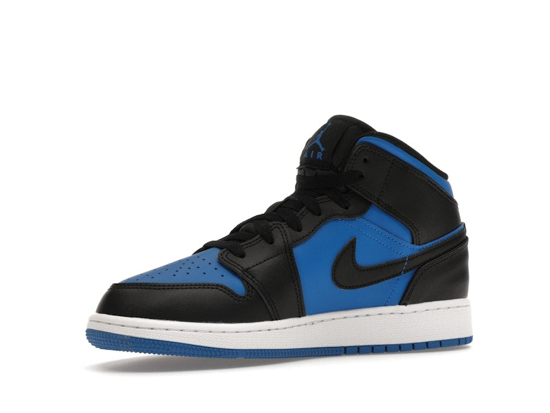 Jordan 1 Mid Black Royal Blue (GS)
