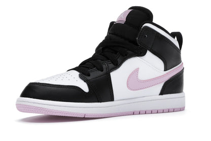 Jordan 1 Mid White Black Light Arctic Pink (PS)