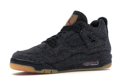 Jordan 4 Retro Levi's Black (GS) (Blank Tag)