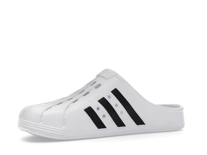 adidas Adilette Clog White Black
