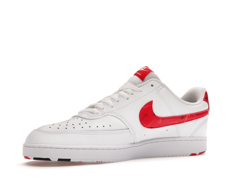 Nike Court Vision Low Swoosh Print Red