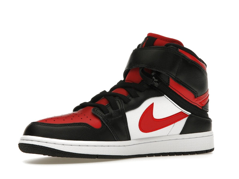 Jordan 1 High FlyEase Black White Fire Red