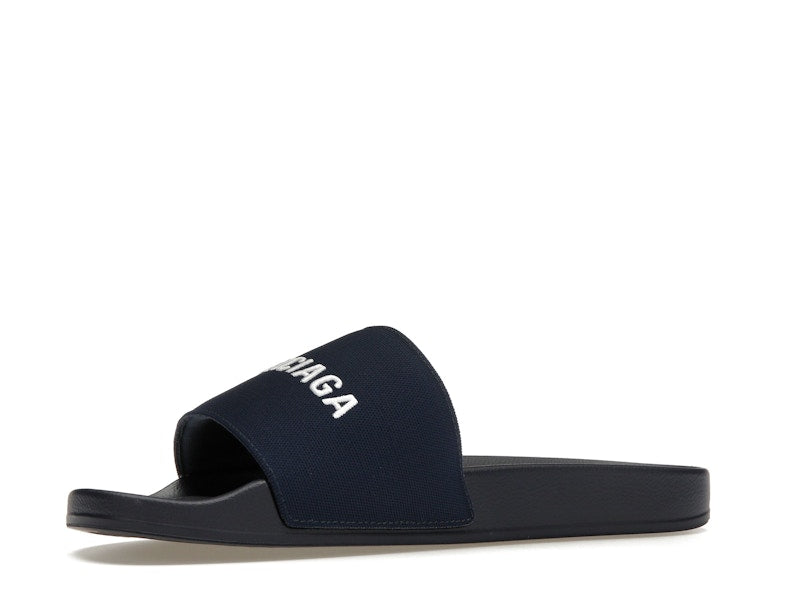 Balenciaga Pool Slide Navy