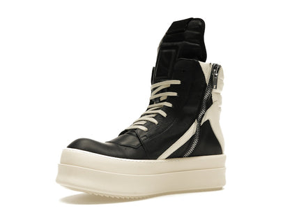 Rick Owens Mega Bumper Geobasket Black Milk