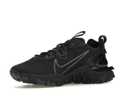 Nike React Vision Black Grey Swoosh