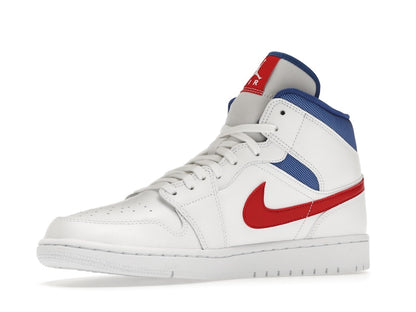 Jordan 1 Mid White Red Royal (Women's)