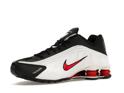 Nike Shox R4 Platinum Tint University Red Black