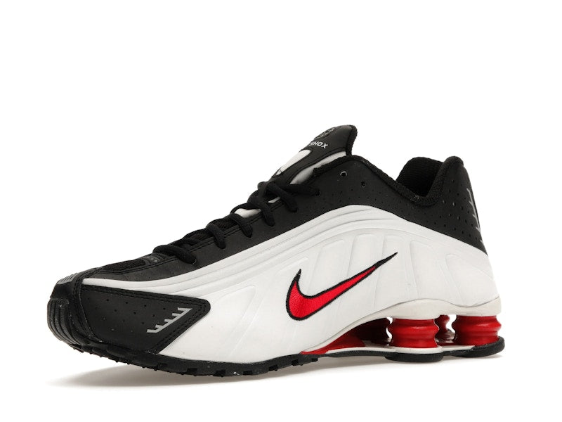 Nike Shox R4 Platinum Tint University Red Black