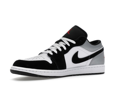 Jordan 1 Low SE White Fire Red Black Matte Silver