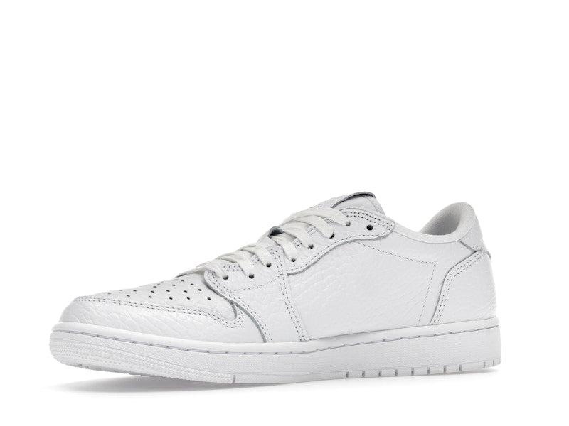 Jordan 1 Retro Low Swooshless Triple White (2025)