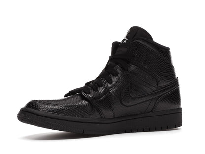 Jordan 1 Mid Black Snakeskin (Women's)