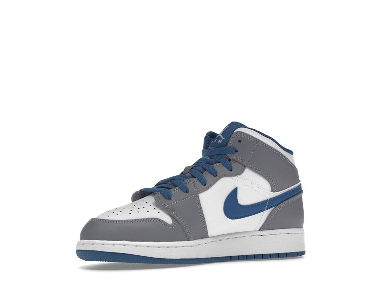 Jordan 1 Mid True Blue Cement (GS)