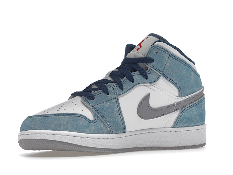 Jordan 1 Mid SE French Blue Light Steel (GS)