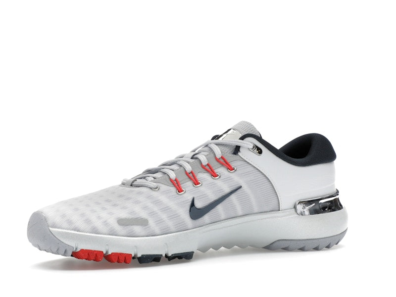 Nike Free Golf Pure Platinum Light Crimson Wolf Grey Armory Navy