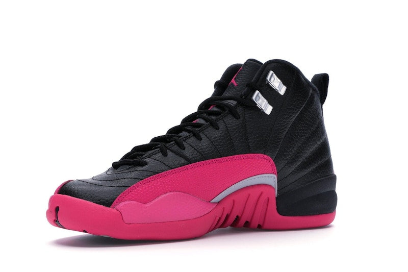 Jordan 12 Retro Black Deadly Pink (GS)