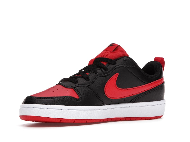 Nike Court Borough Low 2 Black University Red (GS)