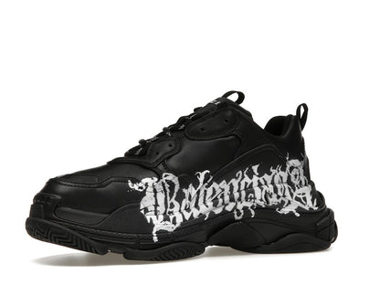Balenciaga Triple S DIY Metal Artwork Black