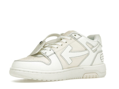 OFF-WHITE Out Of Office OOO Low Tops Cream White