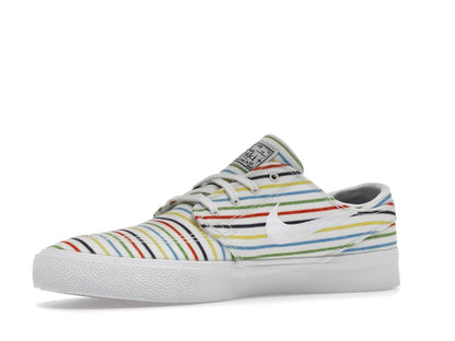 Nike SB Zoom Stefan Janoski Canvas Multi-Color Pinstripes