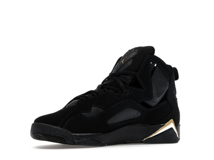 Jordan True Flight Black Metallic Gold White (GS)