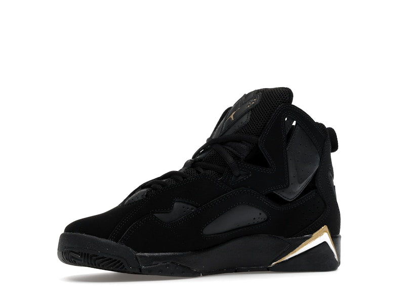 Jordan True Flight Black Metallic Gold White (GS)