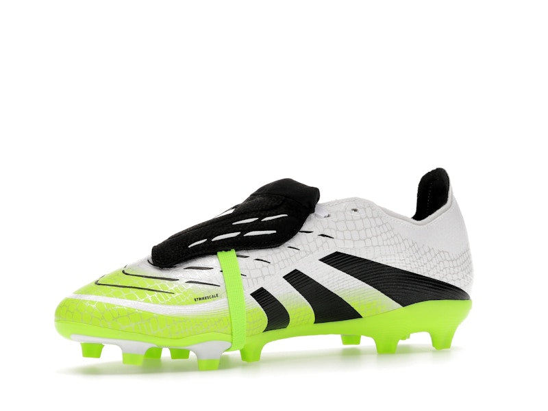 adidas Predator League Fold-Over Tongue FG/MG Cloud White Core Black Lucid Lemon