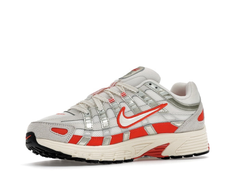 Nike P-6000 Sail Pale Ivory Light Bone Picante Red (Women's)